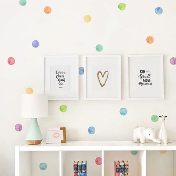 dots colors wall sticker
