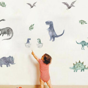 מדבקת קיר דינוזאורים לחדרי ילדים